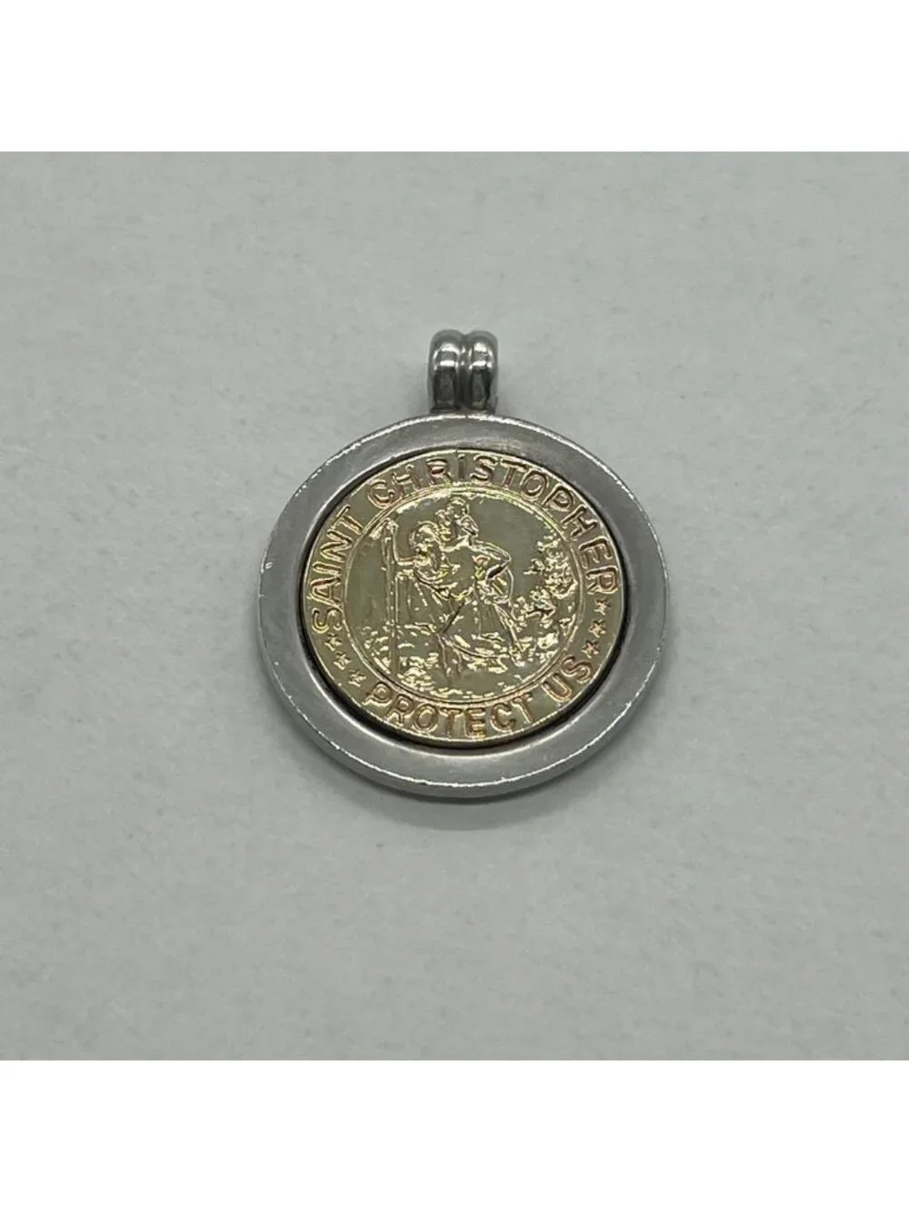 Tiffany & Co St Christopher Necklace Top Combination - Picture 2 of 13